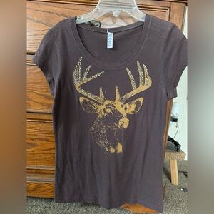 Rhinestone Deer Shirt